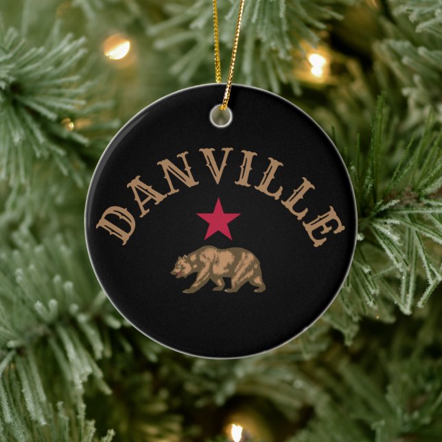 Danville, California Ceramic Ornament (Tree)