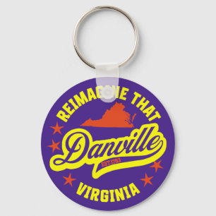 Danville, Virginia Key Ring