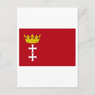 Danzig - Gdansk Flag Postcard
