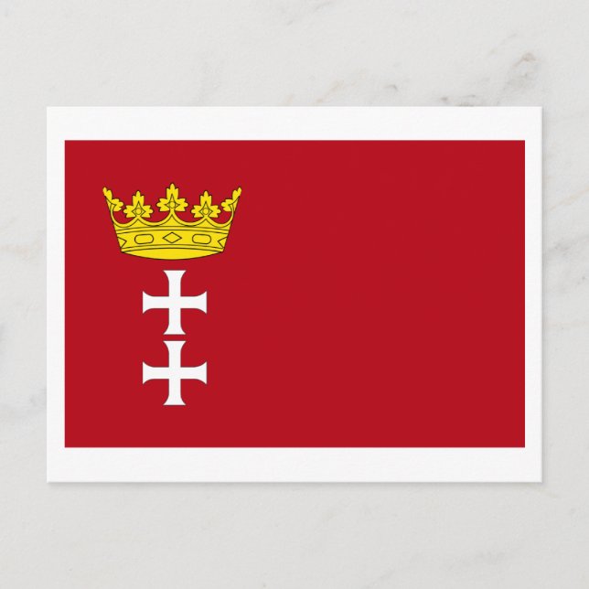Danzig - Gdansk Flag Postcard (Front)