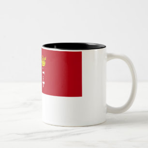 Danzig - Gdansk Flag Two-Tone Coffee Mug