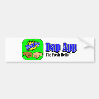 DAP APP TAGLINE BUMPER STICKER