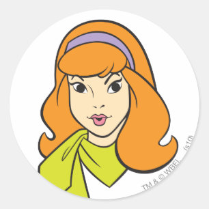 Daphne Close-up Classic Round Sticker
