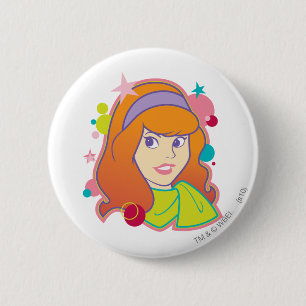 Daphne Groovy Graphic 6 Cm Round Badge
