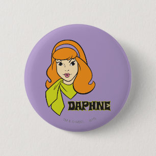 Daphne Name Graphic 6 Cm Round Badge