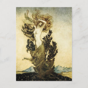 Daphne’s Metamorphosis Into a Tree Postcard