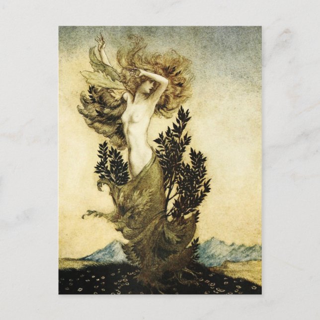 Daphne’s Metamorphosis Into a Tree Postcard (Front)