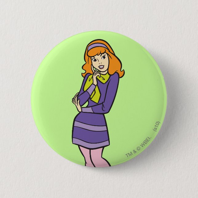 Daphne Wondering 6 Cm Round Badge (Front)