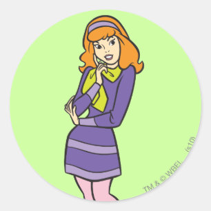 Daphne Wondering Classic Round Sticker