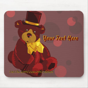 Dapper Bear Mousepad