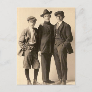 Dapper Boys Postcard
