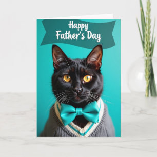 Dapper Cats Fathers Day Card