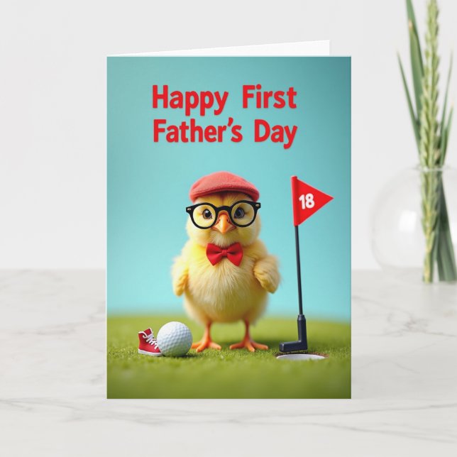 Dapper Chick Fathers Day Card (Front)