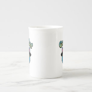 Dapper Cool Cat Bone China Mug