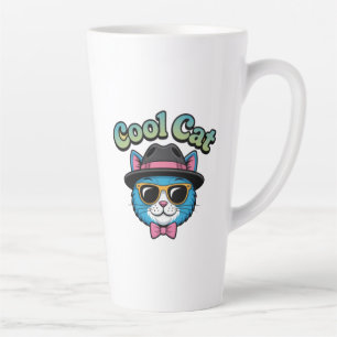 Dapper Cool Cat Latte Mug