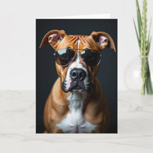 Dapper Dog Dad Day Card
