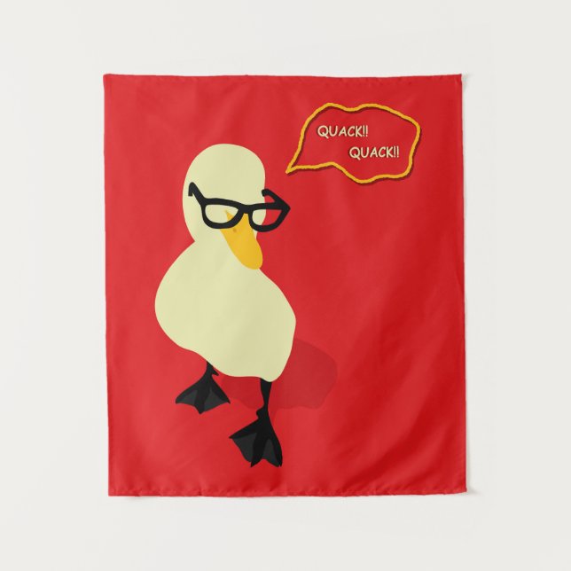 Dapper Duck Tapestry (Front)