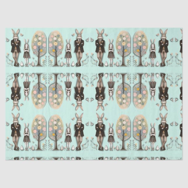 Dapper Easter Tissue  Paper (Front)