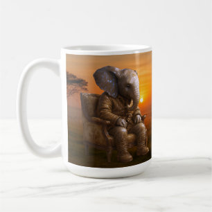Dapper Elephant Travel Coffee Mug