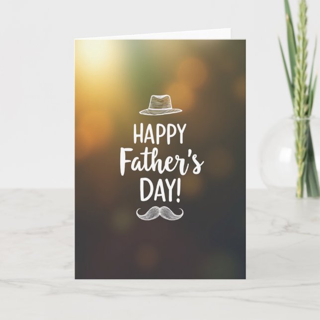 Dapper Fathers Day Art Card (Front)