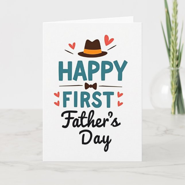 Dapper Fathers Day Card (Front)