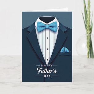 Dapper Fathers Day Illustration Card