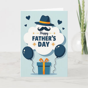 Dapper Fathers Day Wish Card