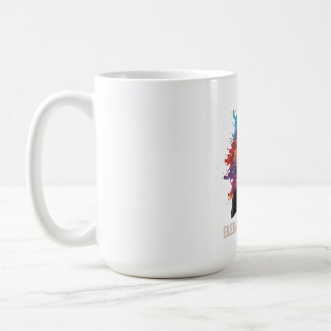 Dapper French Bulldog in Tuxedo & Top Hat  Coffee Mug (Left)