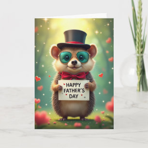 Dapper Furry Fathers Day Card