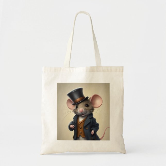 Dapper Mouse Tote Bag (Front)