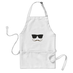 Dapper Moustache Standard Apron