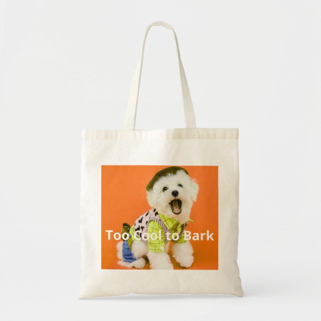 Dapper Pup Tote Bag (Front)