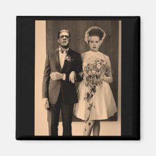 Dapper Wedding Day - Monster Halloween Performance Magnet