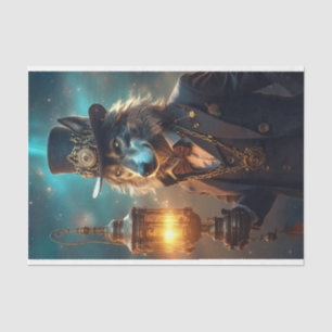 Dapper Wolf Tissue Paper