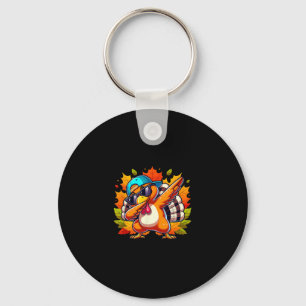 Dapping Turkey Funny Thanksgiving Dinner Turkey Gi Key Ring