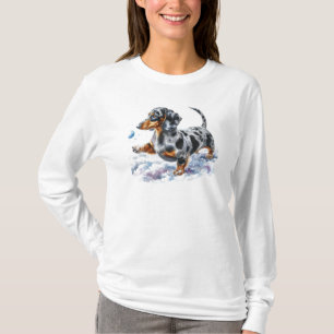 Dapple Dachshund Womens T-shirt