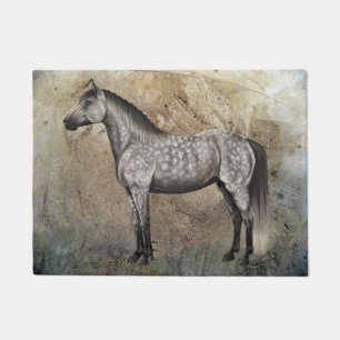 DAPPLE GREY HORSE DOORMAT