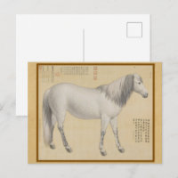 Dapple Grey Horse - Vintage Chinese Fine Art