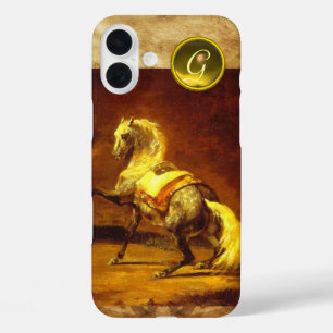 DAPPLED GREY HORSE MONOGRAM iPhone 16 PLUS CASE