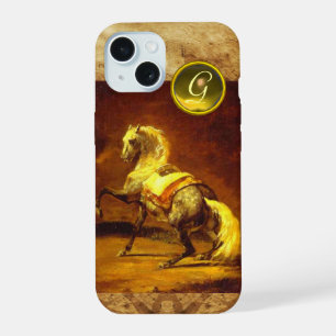 DAPPLED GREY HORSE MONOGRAM iPhone 15 CASE