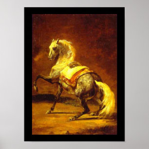 DAPPLED GREY HORSE POSTER