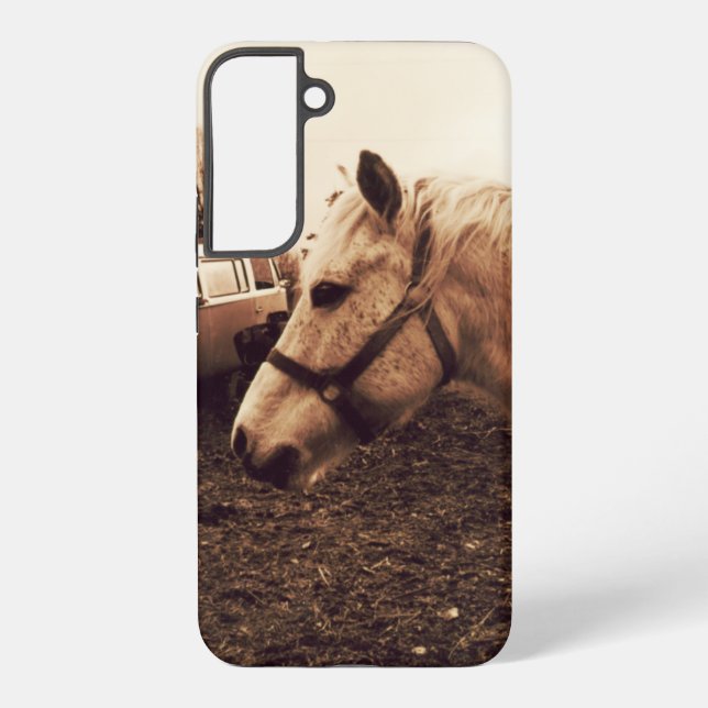 Dappled Horse and Bus Samsung Galaxy S22+ Case (Back)
