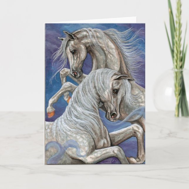 DAPPLED HORSES Note Card (Front)