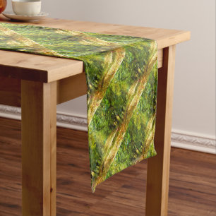Dappled Light of Day Dreams Tree Avenue Art Short Table Runner