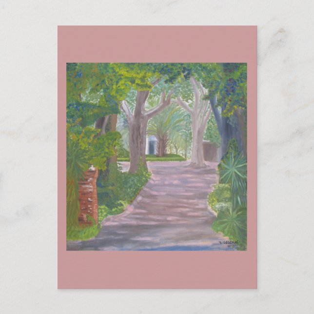 Dappled Shade Drive Postcard (Front)