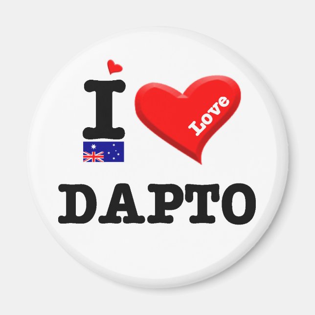 DAPTO - I Love Magnet (Front)