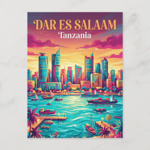 Dar es Salaam Harbour Tanzania Postcard