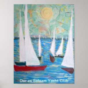 Dar es Salaam Yacht Club, Sailing Regatta  Poster
