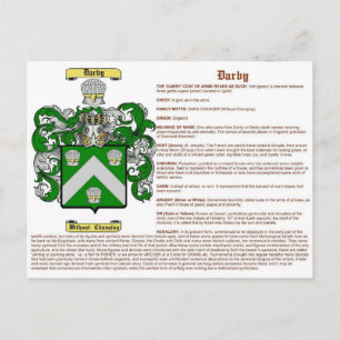 Darby (meaning) postcard
