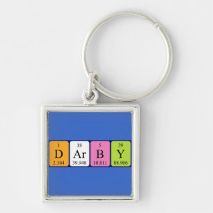 Darby periodic table name keyring